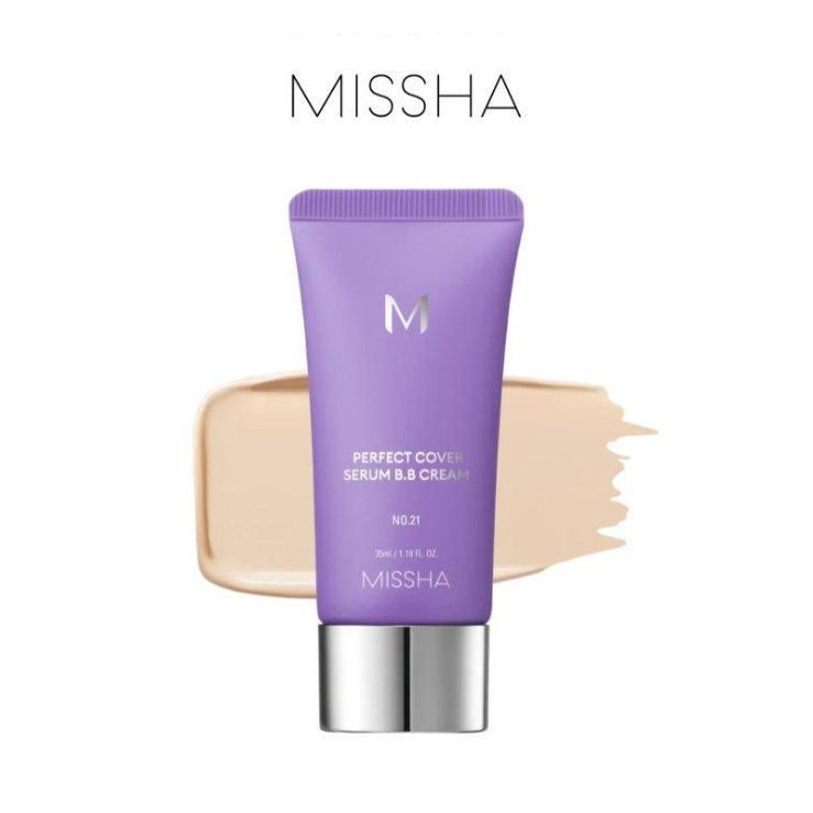 Perfect Cover Serum BB Cream (35Ml) - Bifida Ferment Lysate Serum-Infused BB Cream for Anti-Aging Skin Rejuvenation, Skin Tint, Tinted Moisturizer, Skin Care Foundation Makeup