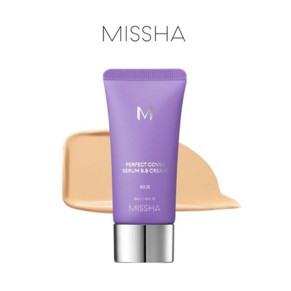 Perfect Cover Serum BB Cream (35Ml) - Bifida Ferment Lysate Serum-Infused BB Cream for Anti-Aging Skin Rejuvenation, Skin Tint, Tinted Moisturizer, Skin Care Foundation Makeup