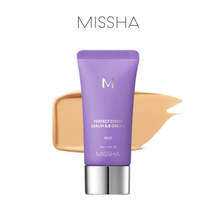 Perfect Cover Serum BB Cream (35Ml) - Bifida Ferment Lysate Serum-Infused BB Cream for Anti-Aging Skin Rejuvenation, Skin Tint, Tinted Moisturizer, Skin Care Foundation Makeup