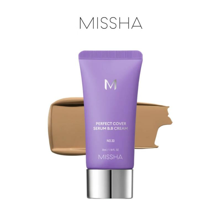 Perfect Cover Serum BB Cream (35Ml) - Bifida Ferment Lysate Serum-Infused BB Cream for Anti-Aging Skin Rejuvenation, Skin Tint, Tinted Moisturizer, Skin Care Foundation Makeup