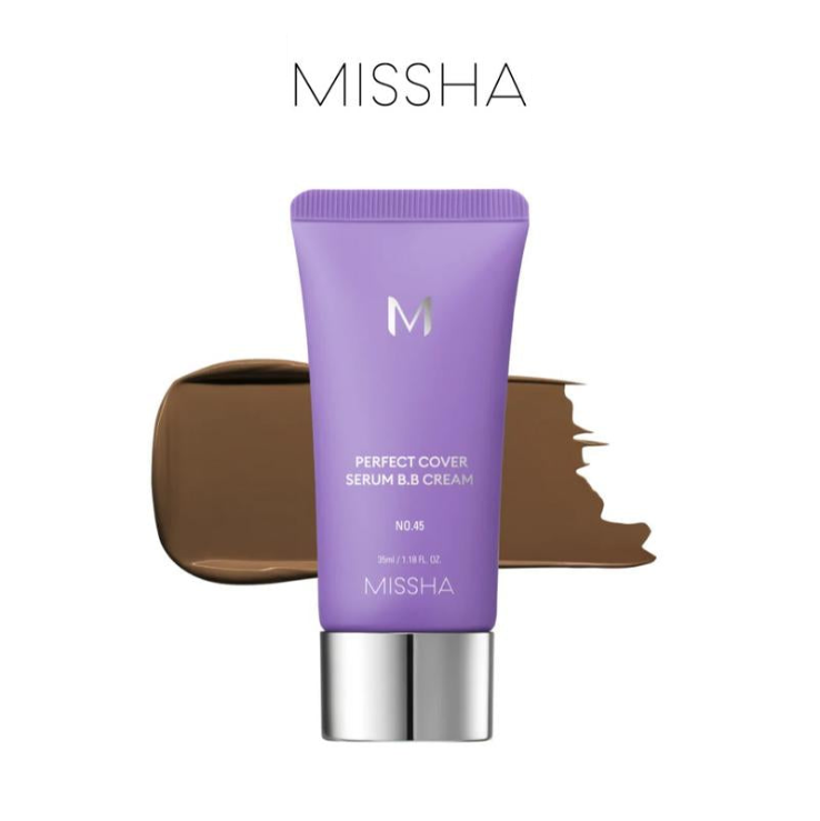 Perfect Cover Serum BB Cream (35Ml) - Bifida Ferment Lysate Serum-Infused BB Cream for Anti-Aging Skin Rejuvenation, Skin Tint, Tinted Moisturizer, Skin Care Foundation Makeup